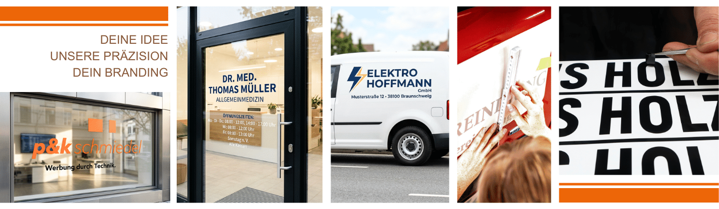 Folienschriften in Braunschweig – professionelle Gestaltung von P&K Schmiedel