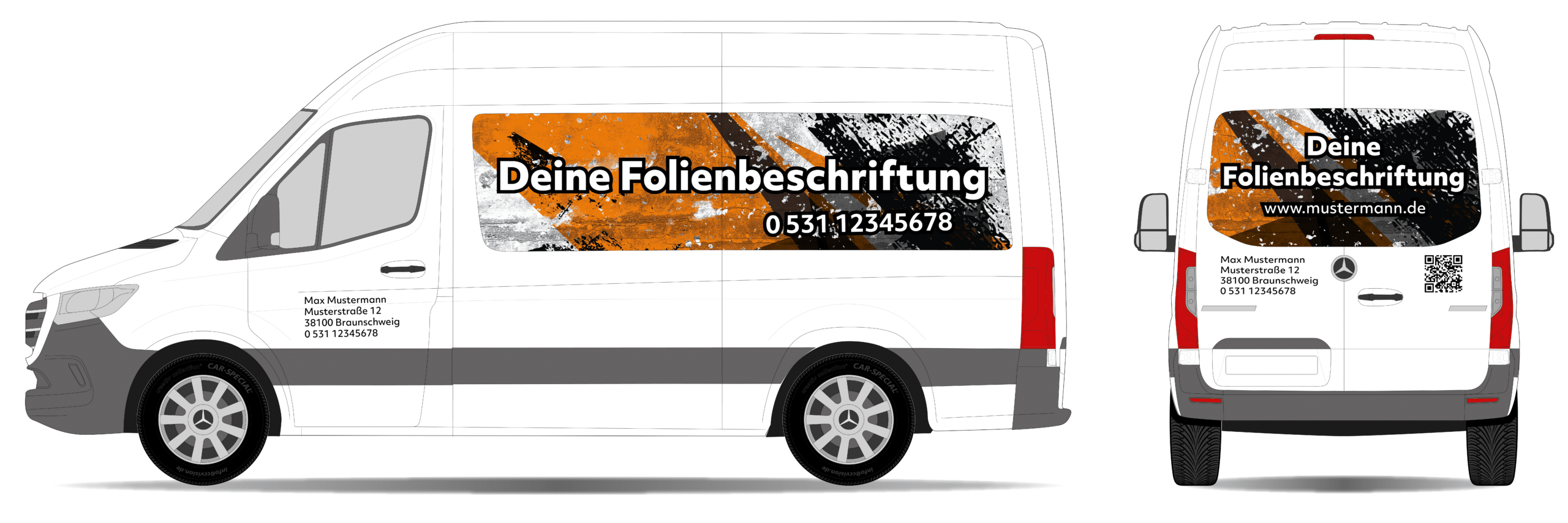 Teilfolierung Sprinter Kosten Preise P&K Schmiedel
