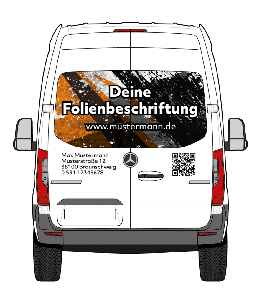Fahrzeugbeschriftung Sprinter Beispiele Kosten Preise P&K Schmiedel Braunschweig